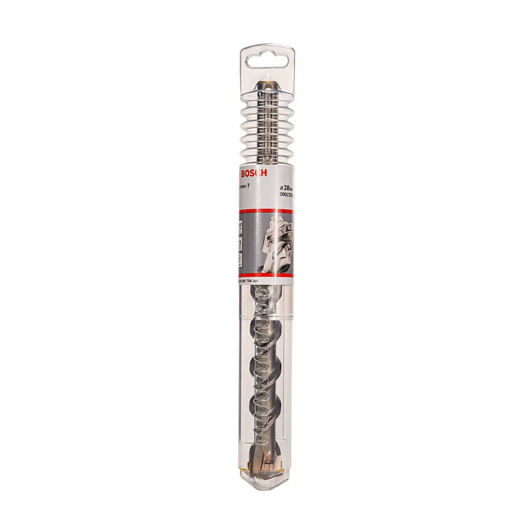 Bosch 28 x 200 x 320 mm SDS Max-7 Hammer Drill Bits, 2 608 586 784