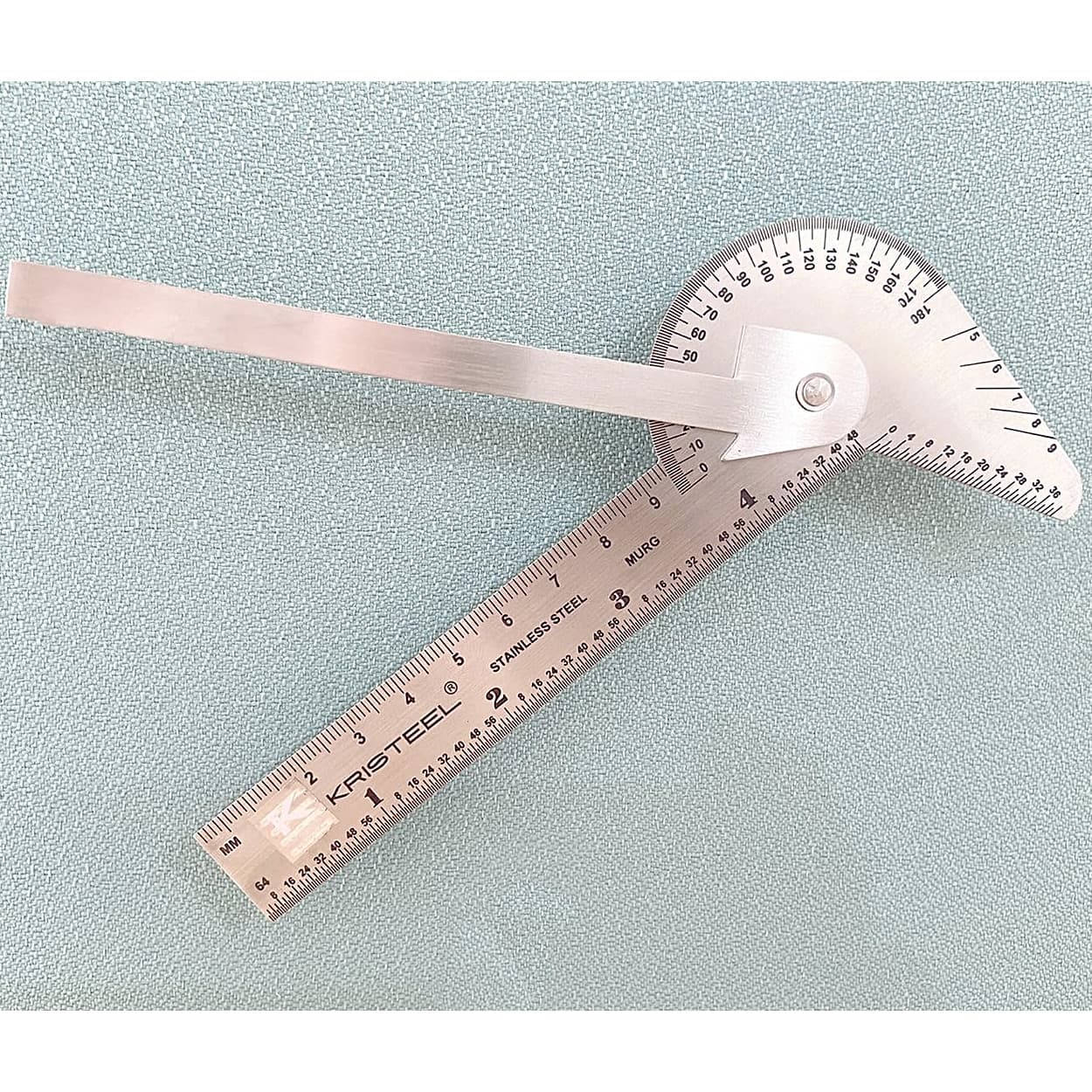 Kristeel 4 inch Multi Use Rule & Gauge (Five Distinct Functions), MURG