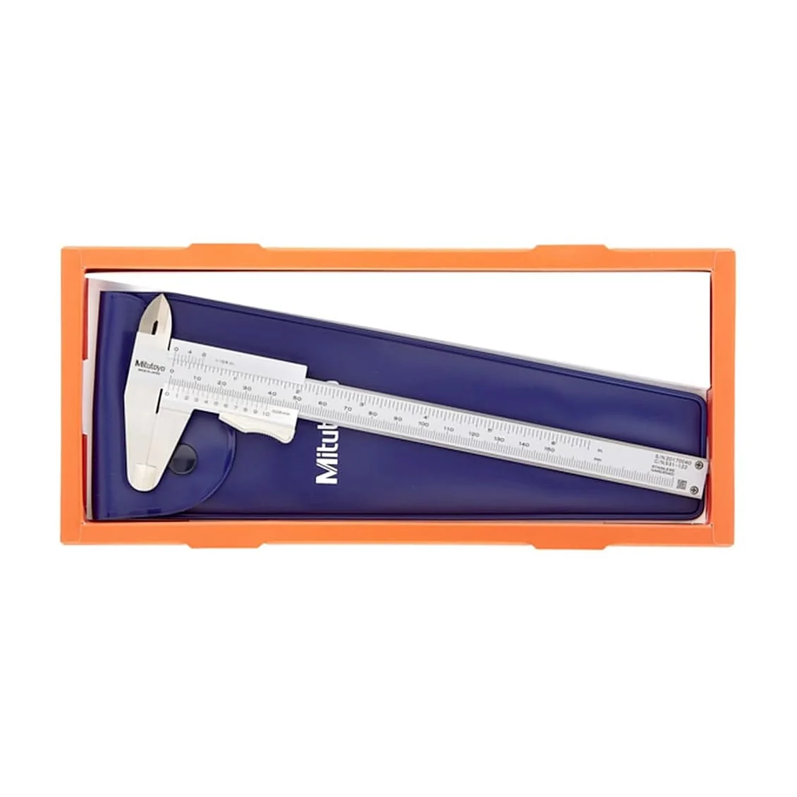 Mitutoyo 150 mm / 6 inch Vernier Double Scale Caliper with Thump Grip, 531-122