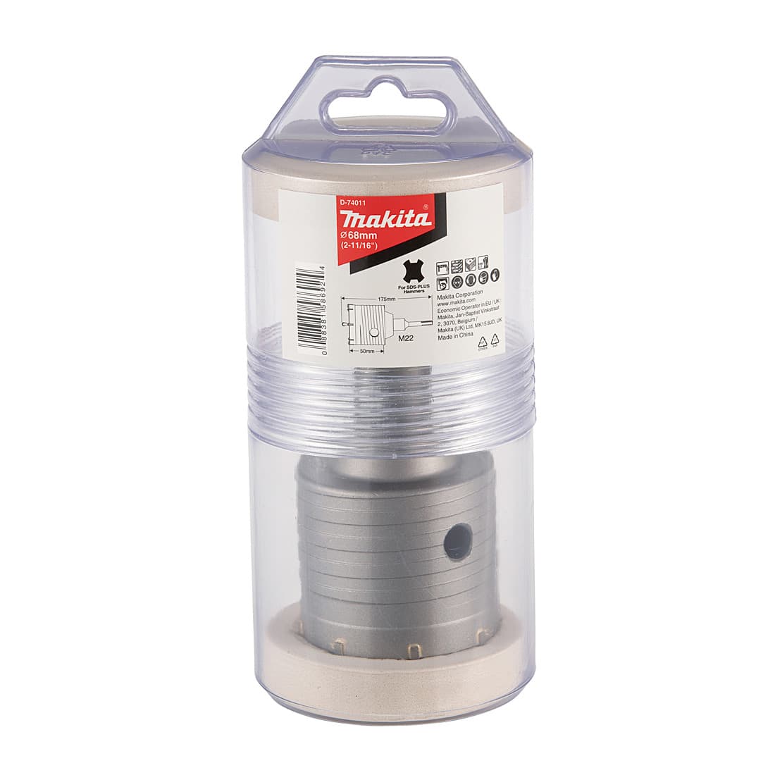 Makita 68 mm Dia x 50 mm Core Cutter Set, D-74011
