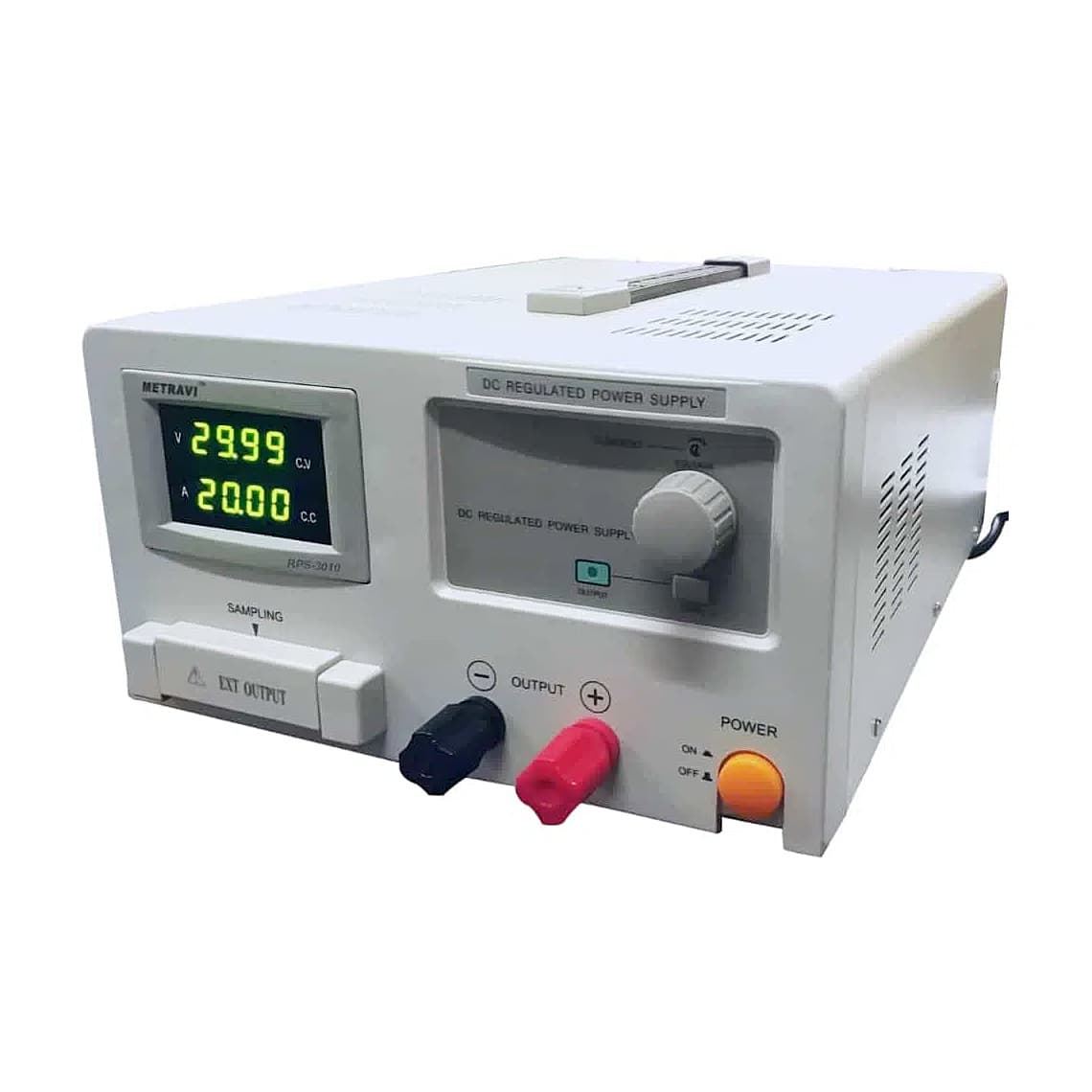 Metravi 0 - 30V / 0 - 10A DC Regulated Power Supply (Single Output), RPS-3010