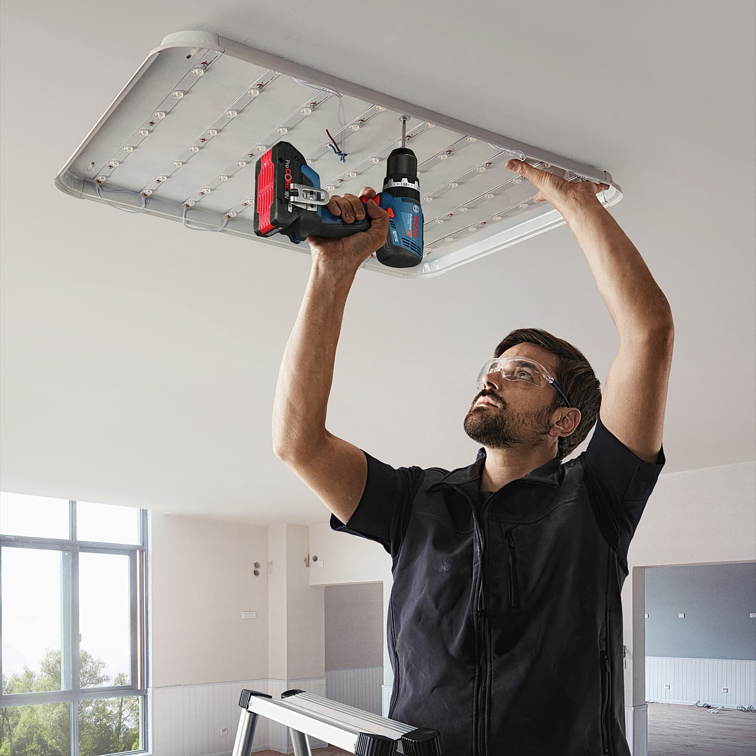 Bosch 18V / 13 mm Professional Cordless Impact Drill Driver (Bare Tool), GSB 18V-65