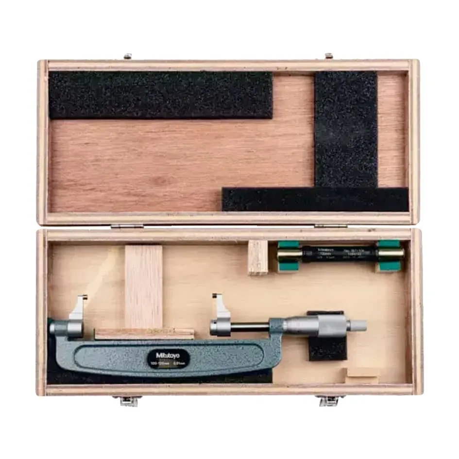 Mitutoyo 100 - 125 mm Caliper Type Micrometer, 143-105