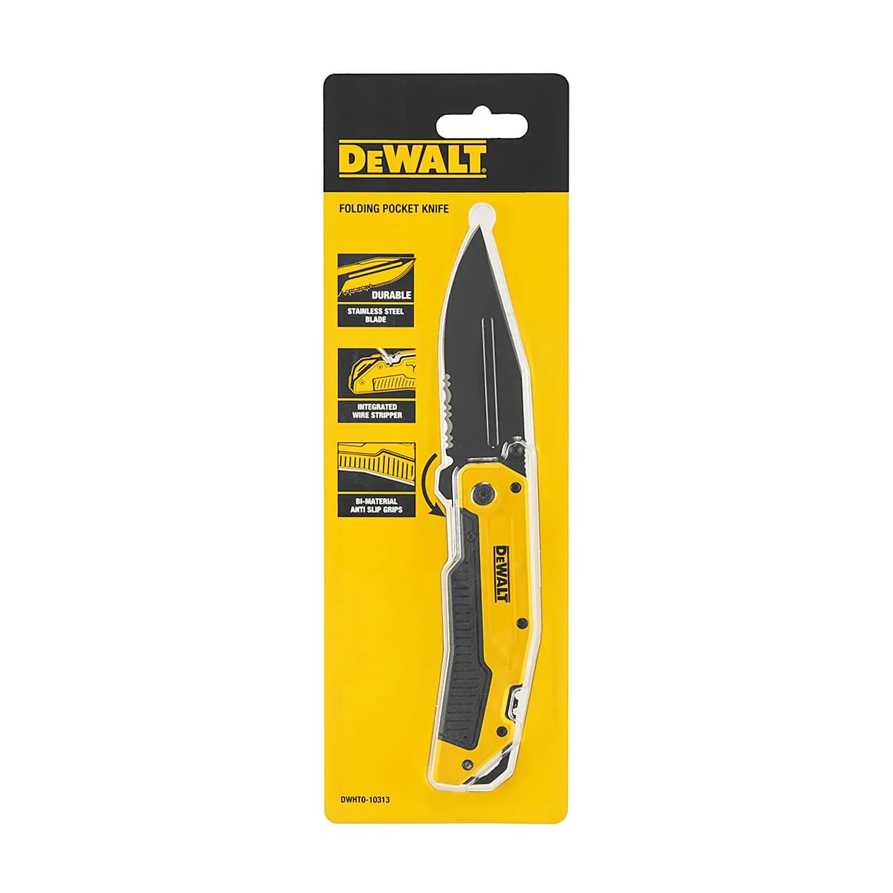 Dewalt 80 mm Premium Folding Pocket Knife, DWHT0-10313
