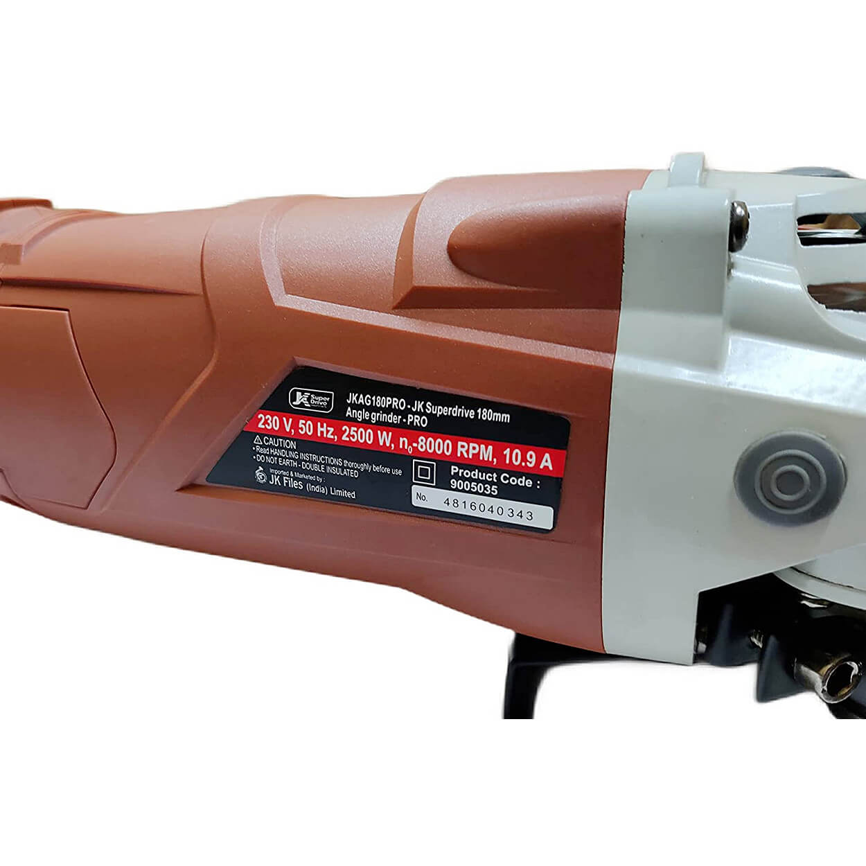 JK Super Drive 180mm / 7 inch 2500W Angle Grinder, JKAG180PRO