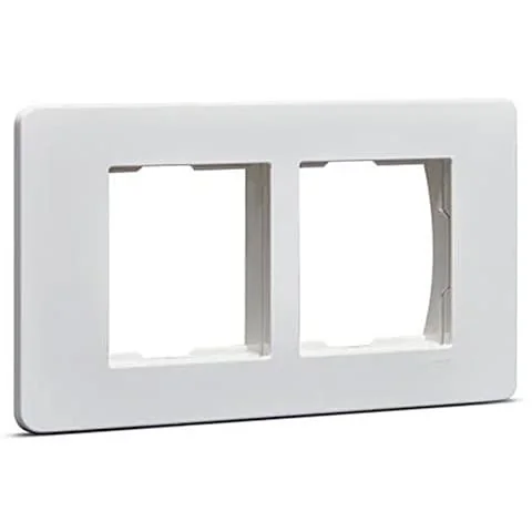Schneider Electric Zencelo 4 M Grid & 4 Module Cover Frame - White (Pack of 10 Pcs), IN8404C