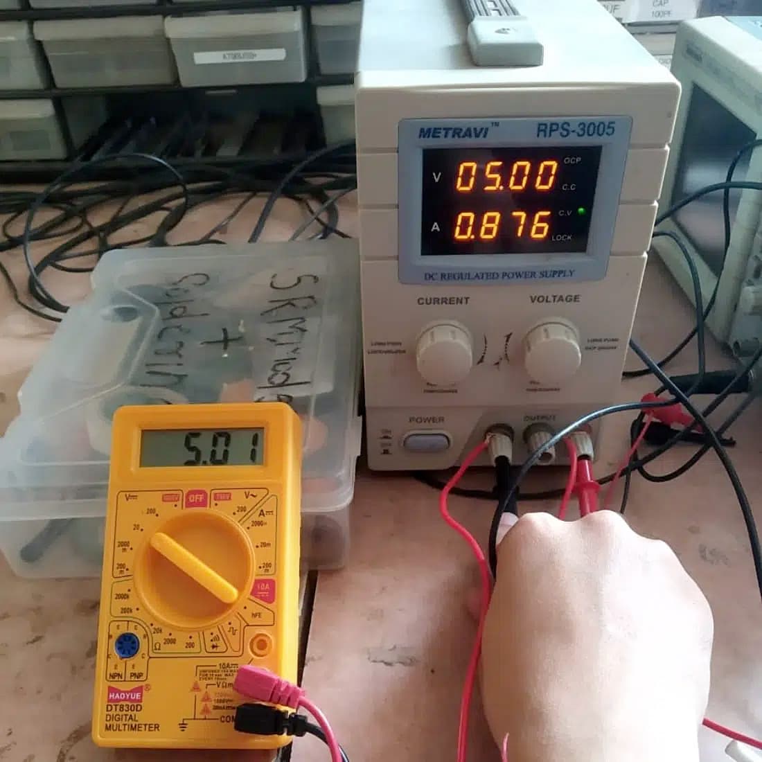 Metravi 0 - 30V / 0 - 5A DC Regulated Power Supply (Single Output), RPS-3005