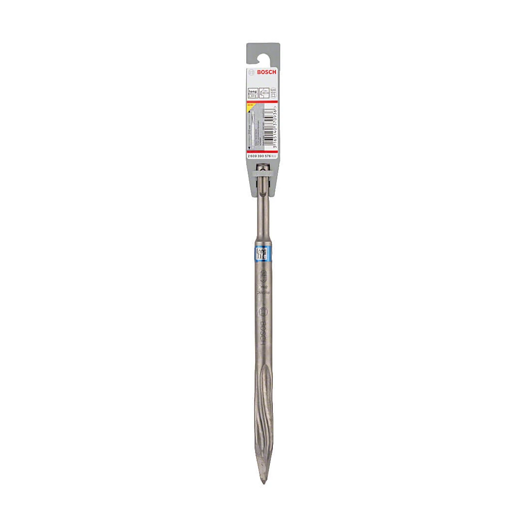 Bosch 250 mm Pointed Chisel with SDS Plus Shank, 2 609 390 576