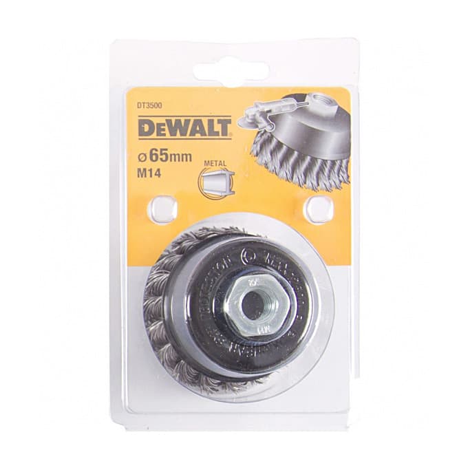Dewalt 65 mm Dia. Twist Knot Wire Cup Brush, DT3500-QZ