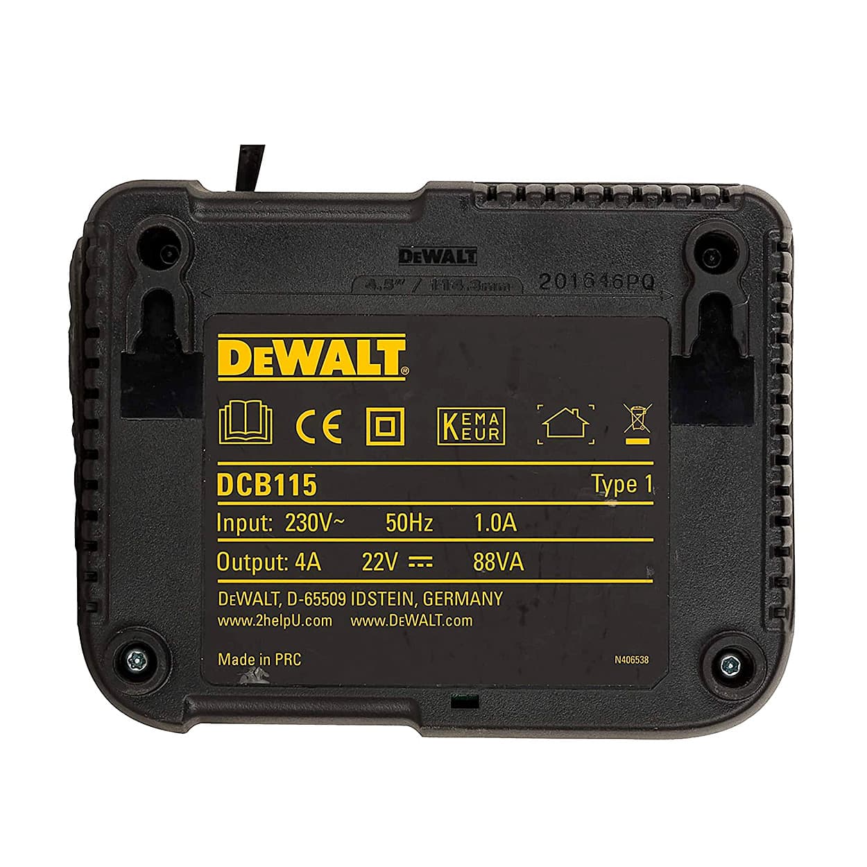 Dewalt Multi Volt XR Li-ion Charger For Charging DEWALT Li-ion Batteries, DCB115-QW
