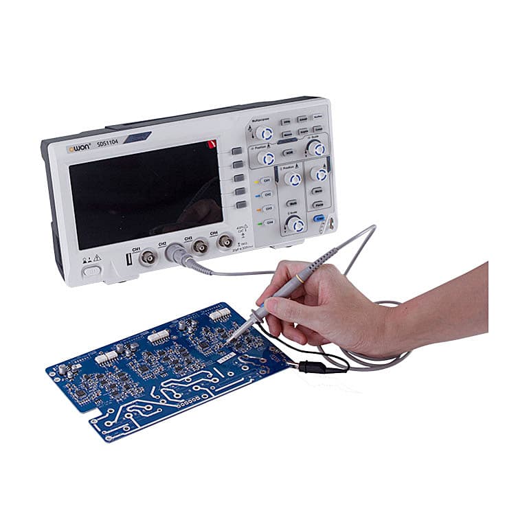 Owon 100MHz / 1GS/s Four Channel Economical Type Digital Storage Oscilloscope, SDS 1104