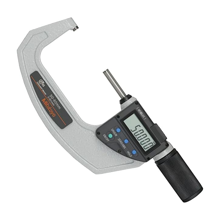 Buy Mitutoyo 50 - 80 mm QuickMike Digital ABS Micrometer, 293-668