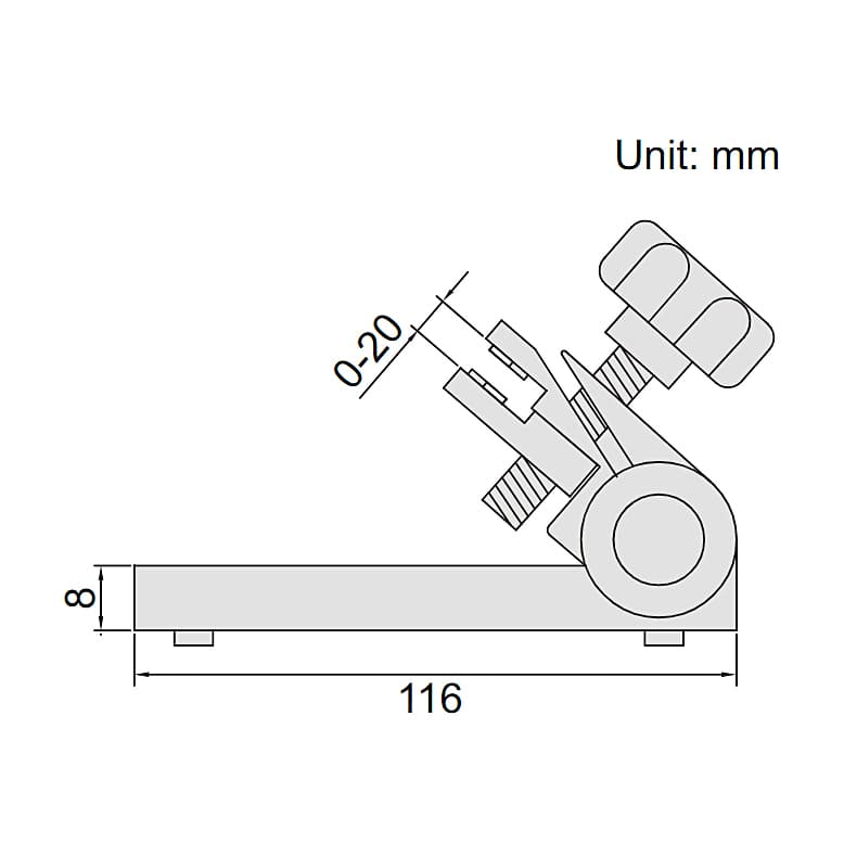 Insize 0 - 100 mm Micrometer Stand, 6300