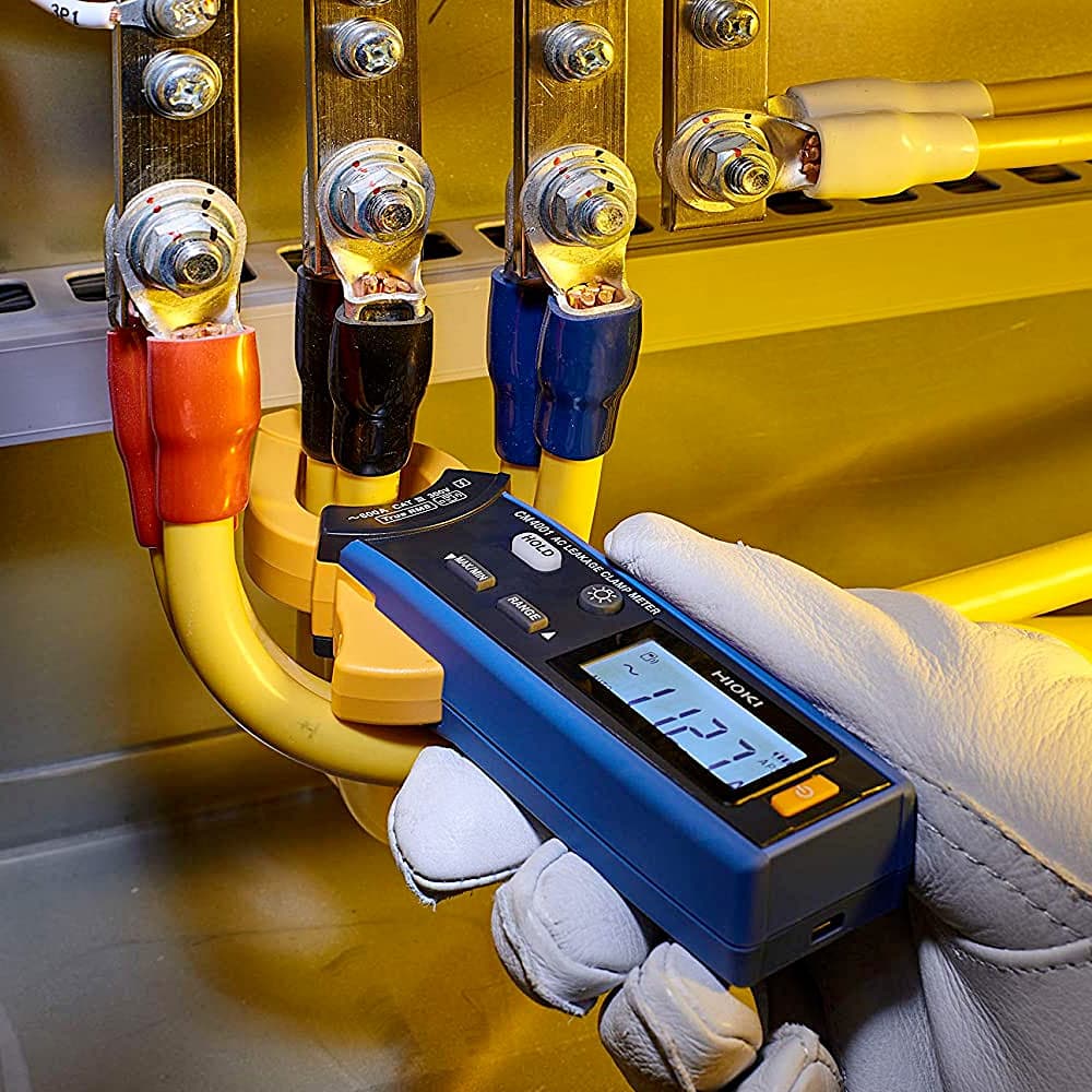 Hioki 0.60 mA - 600.0A AC Leakage Clamp Meter, CM4001