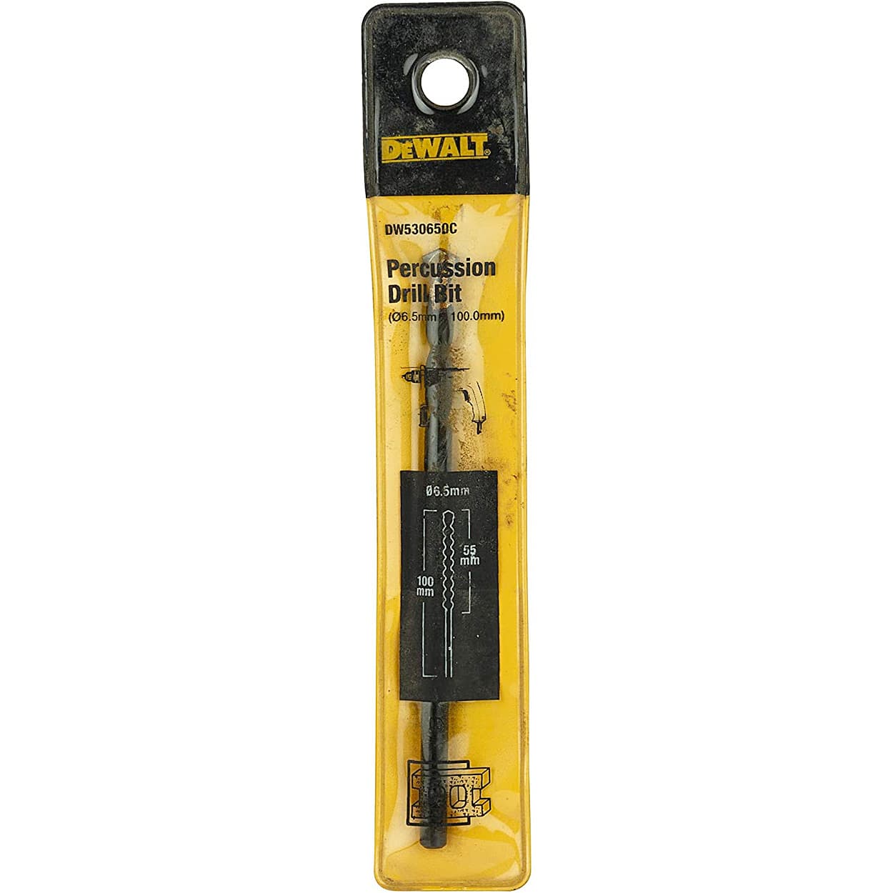 Dewalt 6.50 x 100 mm Masonry Drill Bit, DW530650C-B1