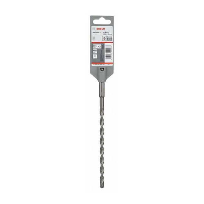 Bosch 8.00 x 215 mm SDS plus-7 Hammer Drill Bits, 2 608 585 040