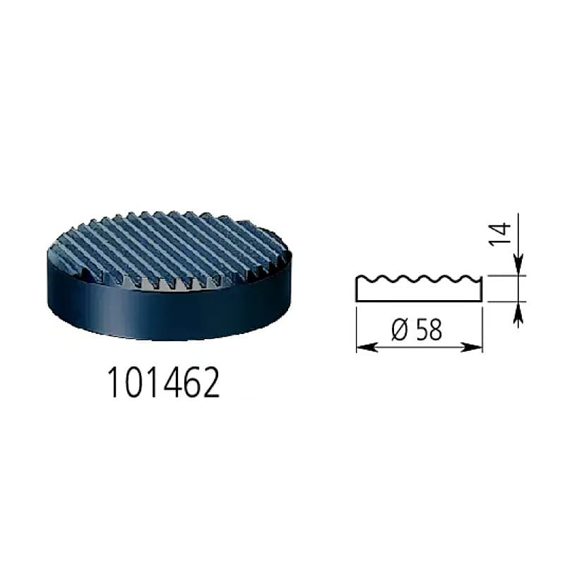 Mitutoyo 58 mm Dia. (Serrated Anvil) Dial Gauge Stand, 7001-10