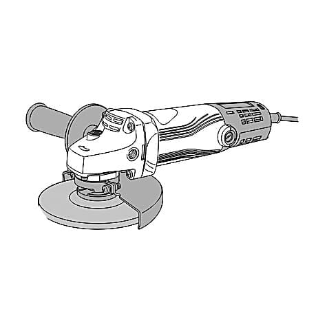 HiKoki 125mm / 5 inch 715W Angle Grinder, PDA125MS9Z