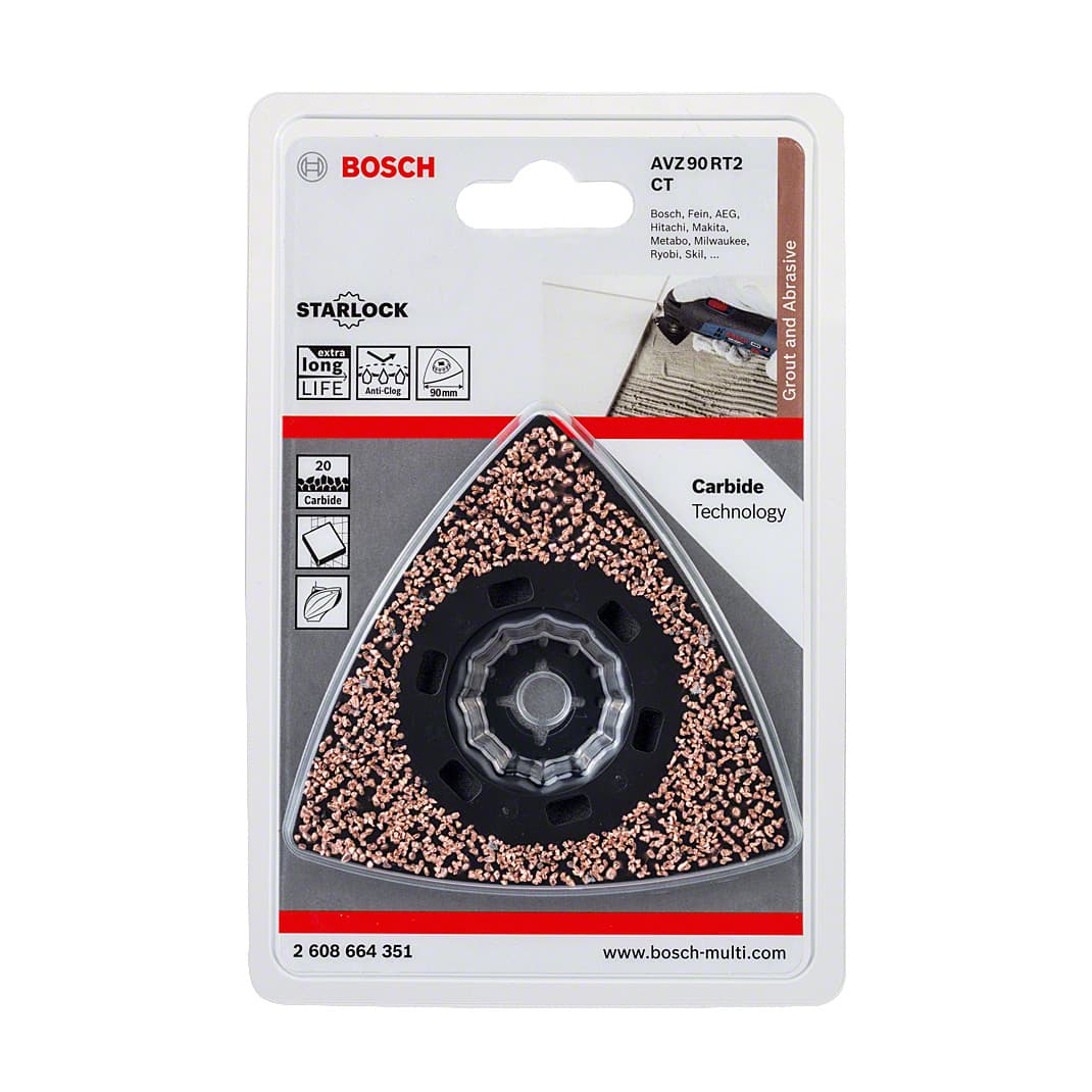Bosch 90 mm Dia. Sanding plate (AVZ90RT2), 2 608 664 351