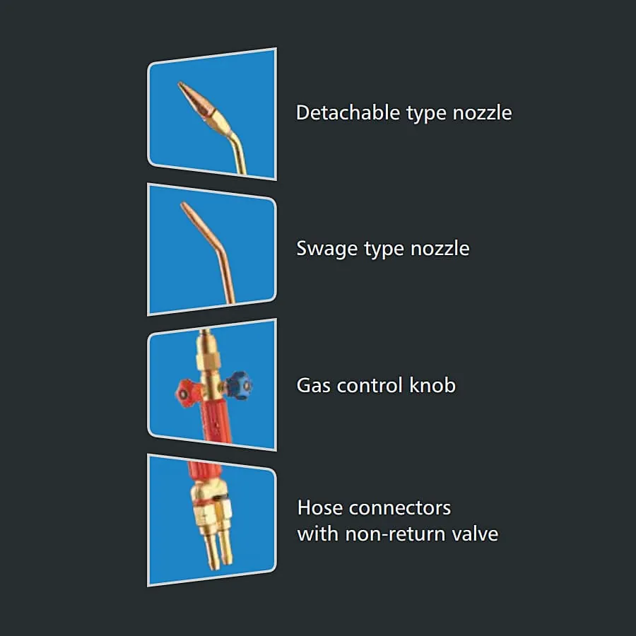 Pilot Swage Type Standard Gas Torch, GTS 00S