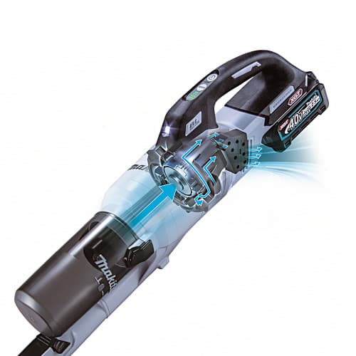 Makita 40Vmax XGT BL 250 ml Cordless Cyclone Attachment Vacuum Cleaner with LED Light (Bare Tool), CL003GZ