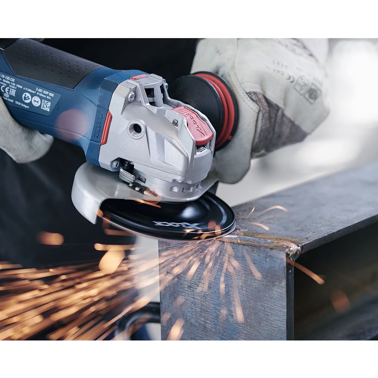 Bosch 125 mm / 36 Grit X-LOCK Fibre Disc Star Hole R780 Best For Metal & Inox, 2 608 619 183