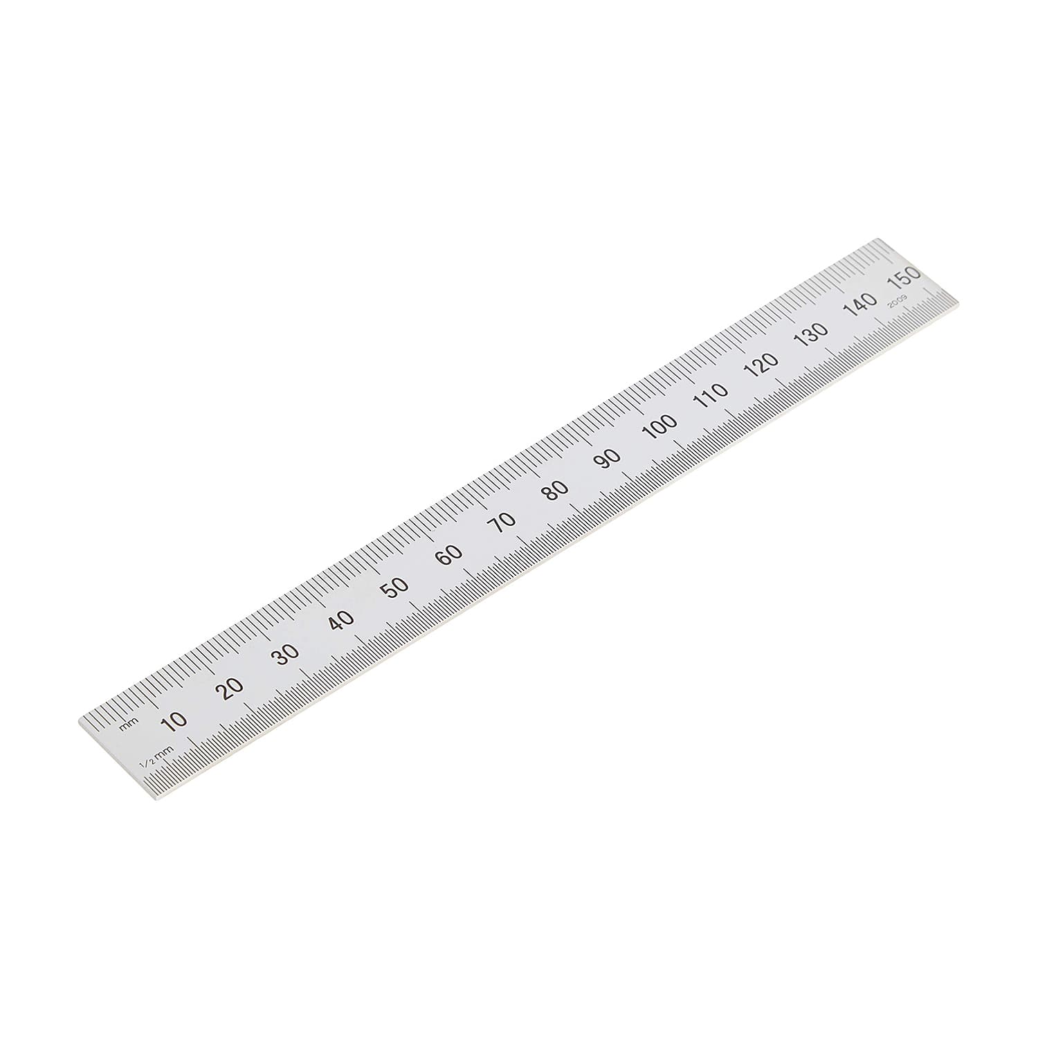 Mitutoyo 150 mm / 6 inch Wide Rigid Steel Ruler (1/32 & 1/64 inch Graduations), 182-105