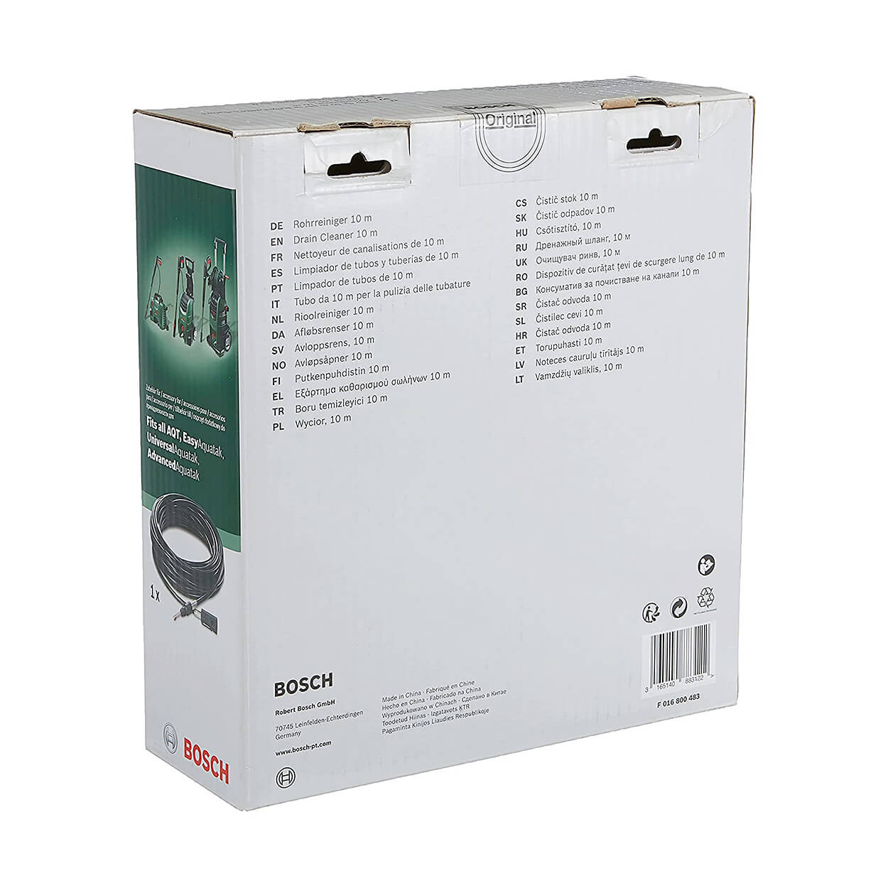Bosch 10m / 160 Bar Drain Cleaner, F 016 800 483