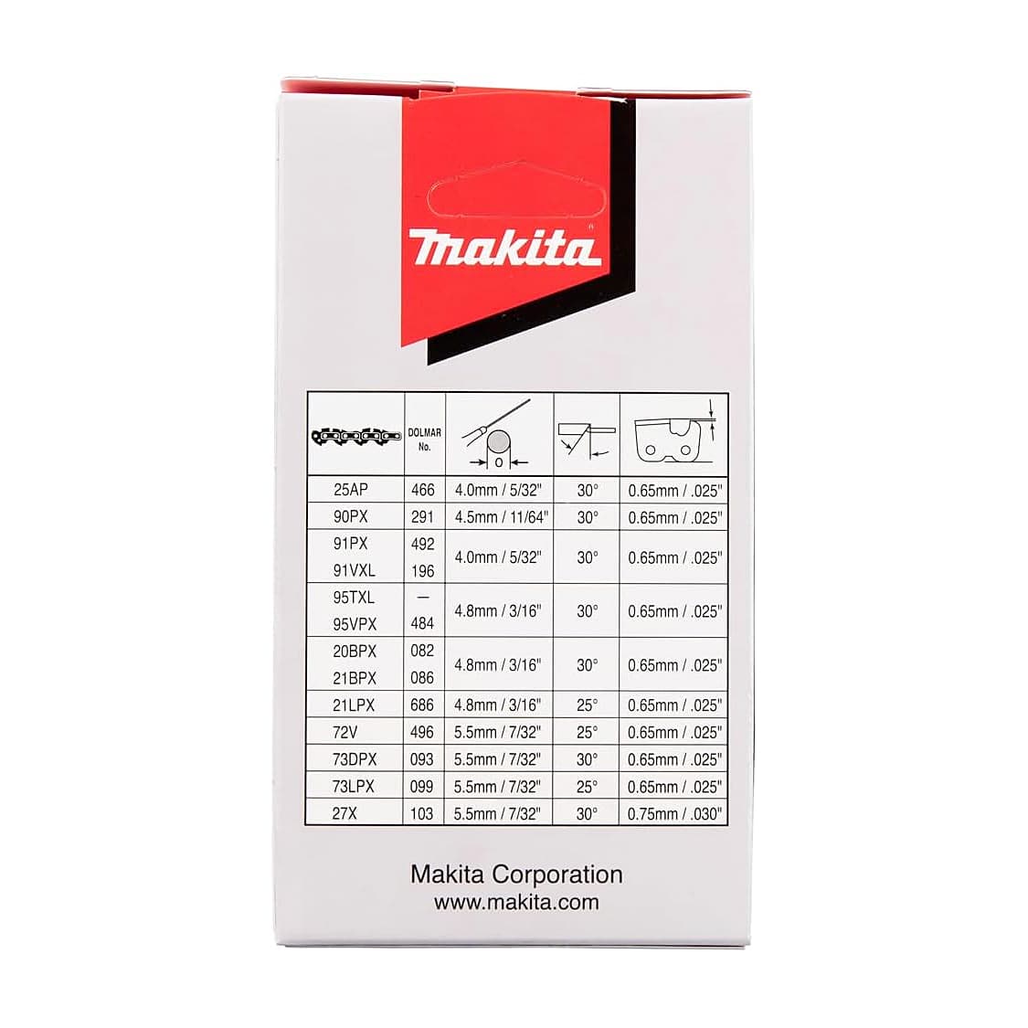 Makita 250 mm / 10 Inch Saw Chain, 191H08-4