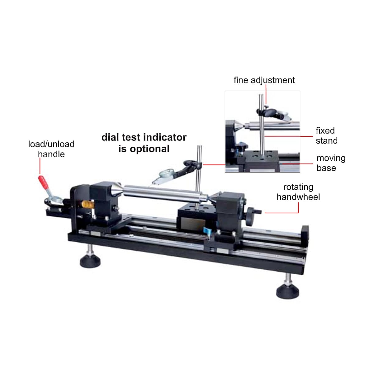 Insize 300 mm Bench Center without Dial Test Indicator, 4738-300