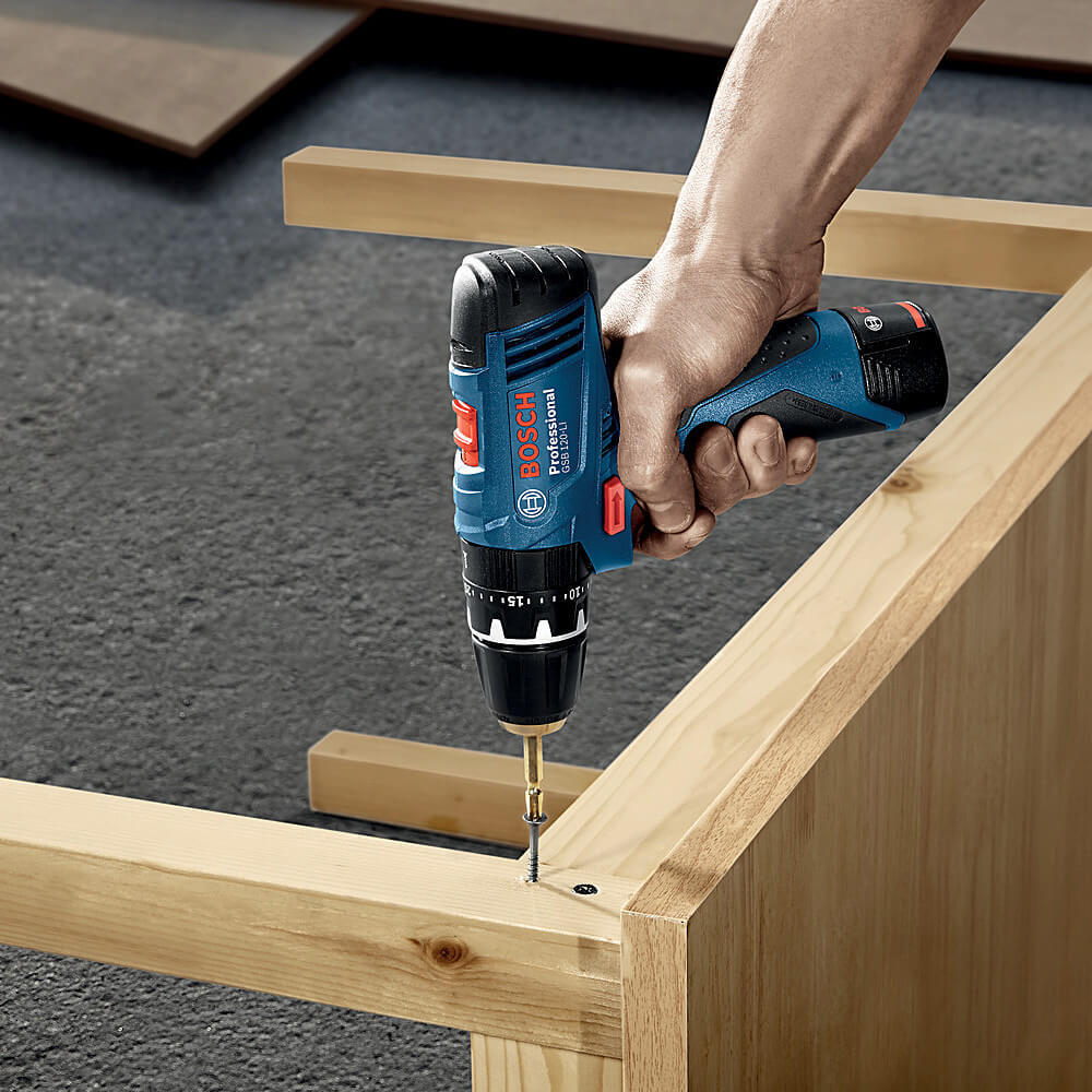 Bosch 12V Lithium-ion Professional Impact Drill Driver (Cordless), GSB 120-Li