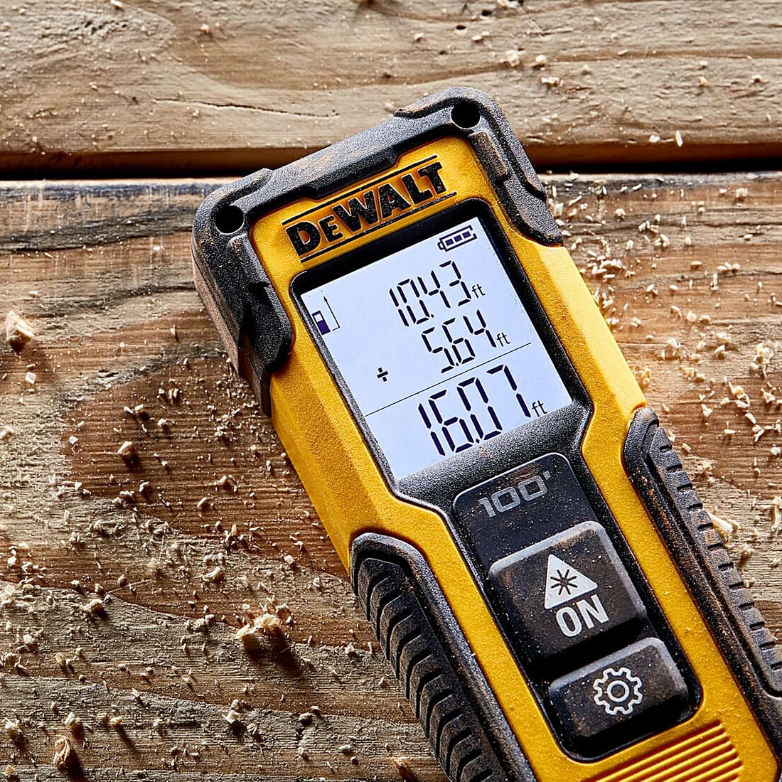 Dewalt 30 Mtr Pocket Laser Distance Measurer For Distance Area & Volume Measurement With Colour Screen, DWHT77100-XJ