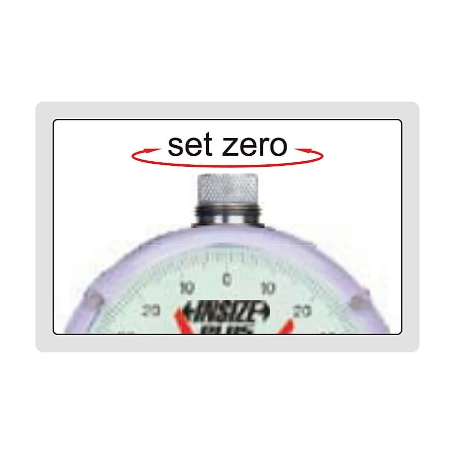 Insize 0 - 1mm Dial Comparator Gauge, 2881-01