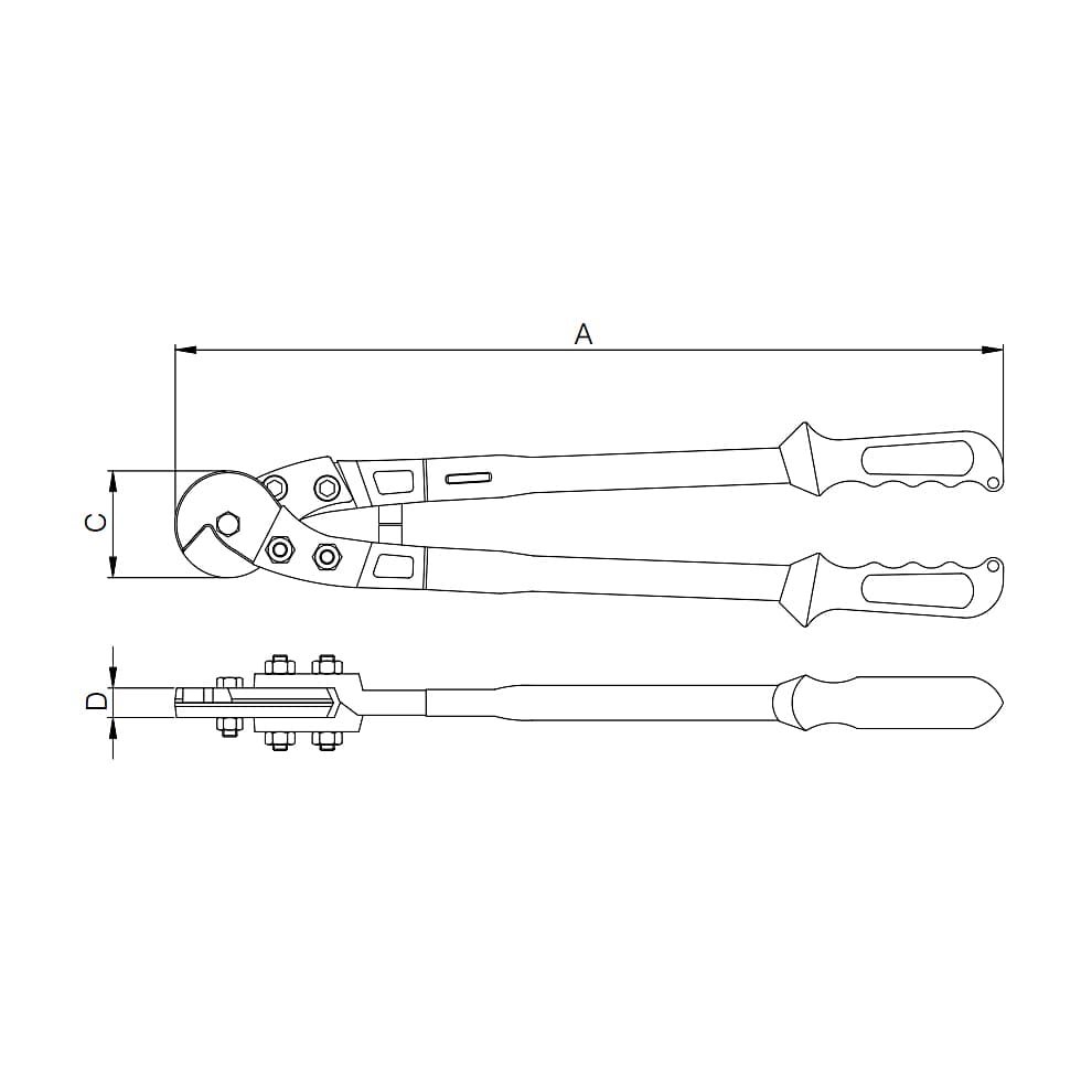 Taparia 900 mm Wire Rope Cutter, WRC 36