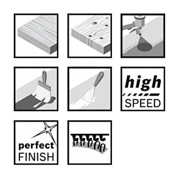 Bosch 70 mm x 125 mm / 180 Grit Sanding Sheet (Pack Of 10 Pcs), 2 608 608 Y25