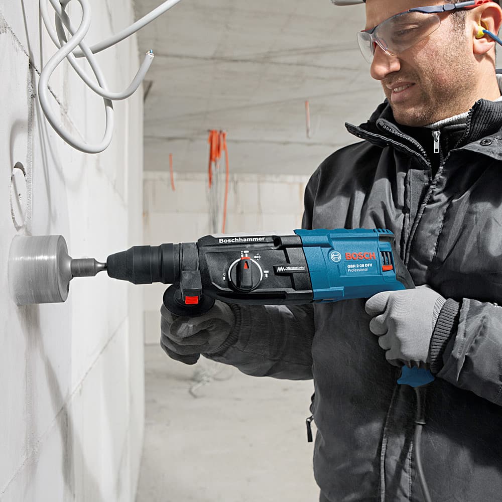 Bosch 850W Professional Rotary Hammer with SDS Plus, GBH 2-28 DV