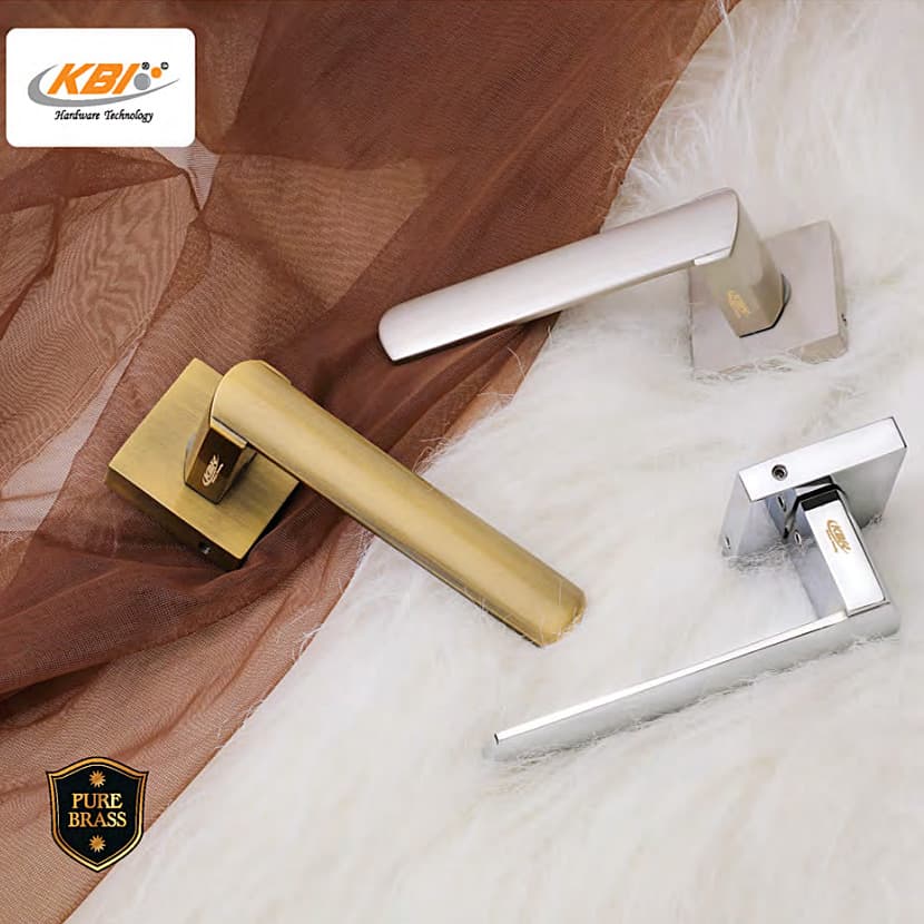 KBI Xylo Gold PVD Mortise Handle