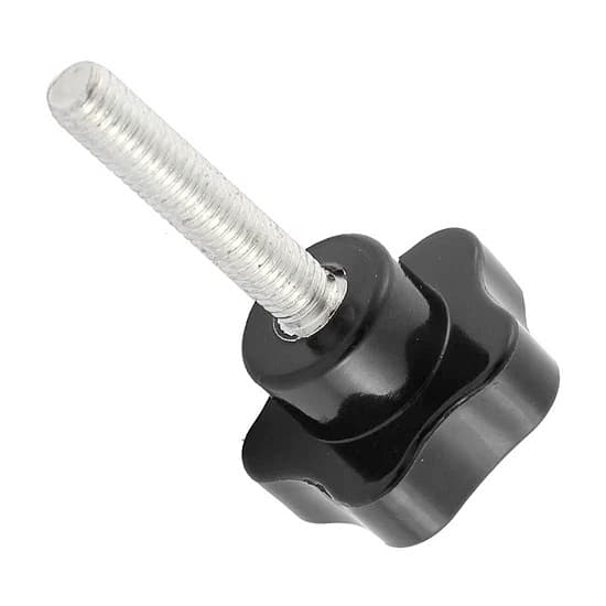 TB Basics M6 x 25mm Screws with Bakelite Star Knob (Pack of 100 Pcs), 6x25