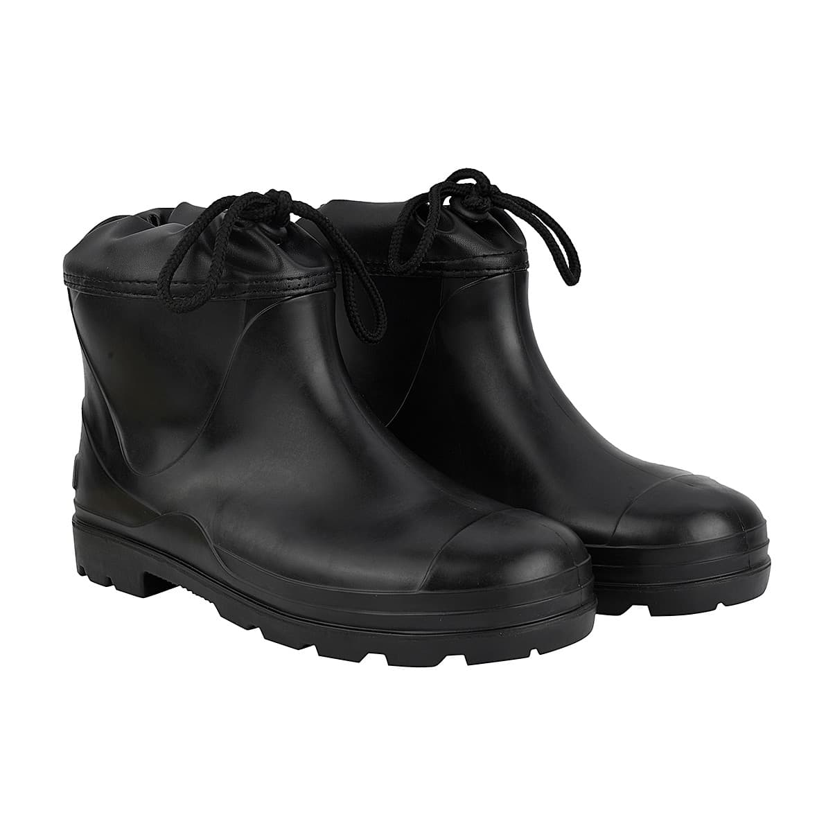 Alko Plus 8 inch PVC Collar Boot without Steel Toe (Black), APS C5