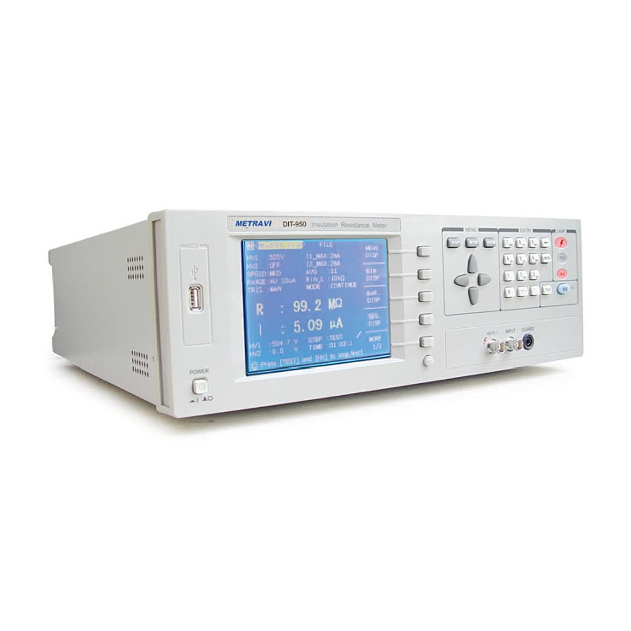 Metravi 10k - 50T Ohms High-precision Digital Insulation Resistance Tester, DIT-950