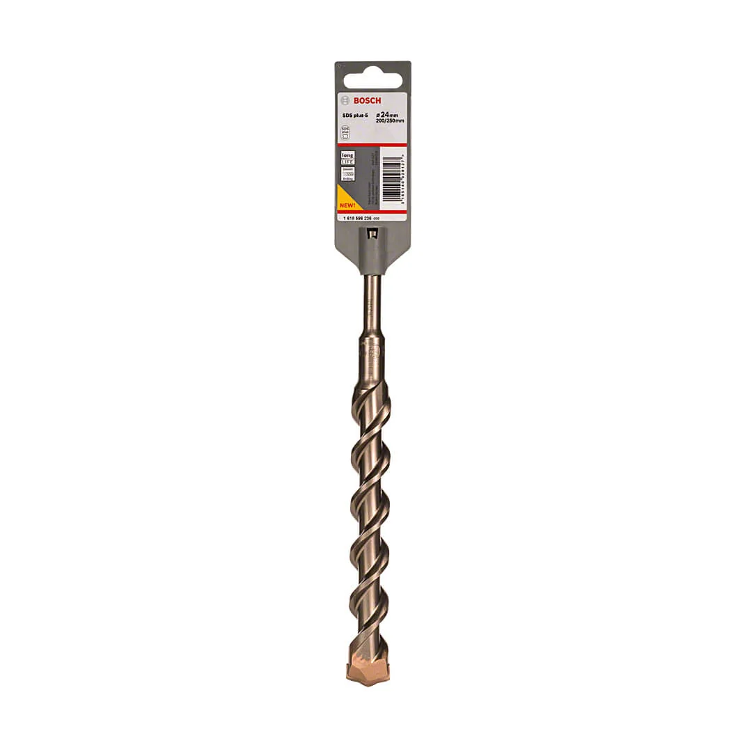 Bosch 24 x 250 mm SDS Plus-5 Drill Bits, 1 618 596 236