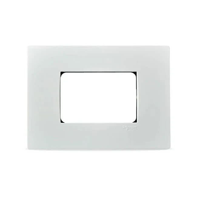 Schneider Electric Opale 3 M Universal Grid & 3 Module Cover Frame - White (Pack of 10 Pcs), X0733WH