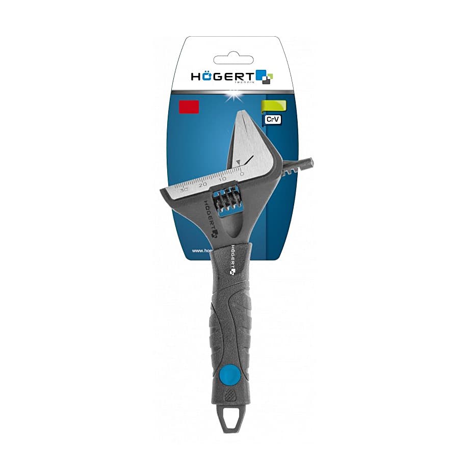 Hogert 165 mm / 6.5 inch Adjustable Wrench, HT1P561