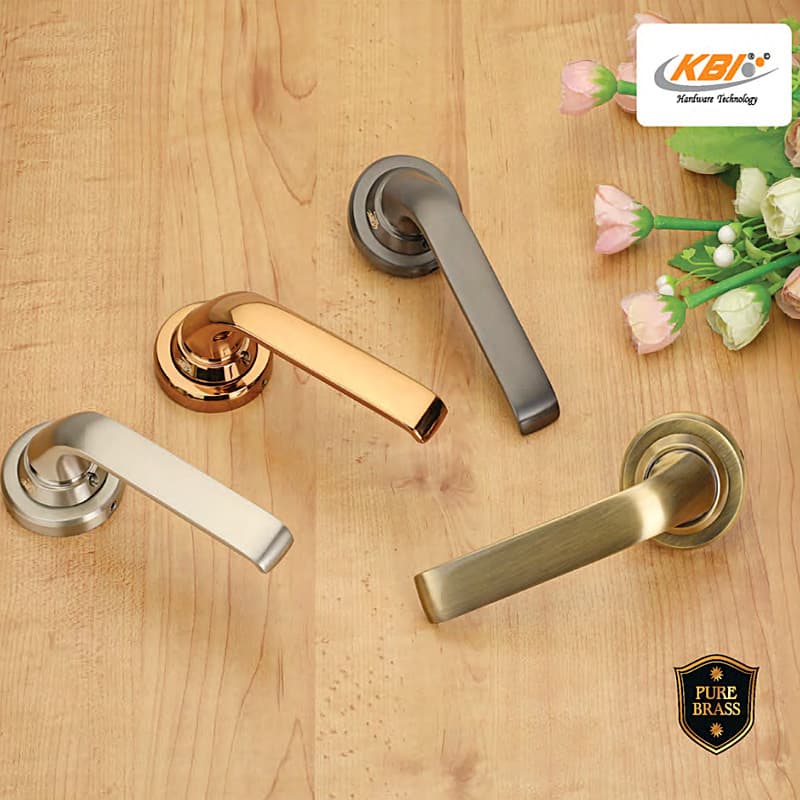 KBI DX Olive Gold PVD Mortise Handle