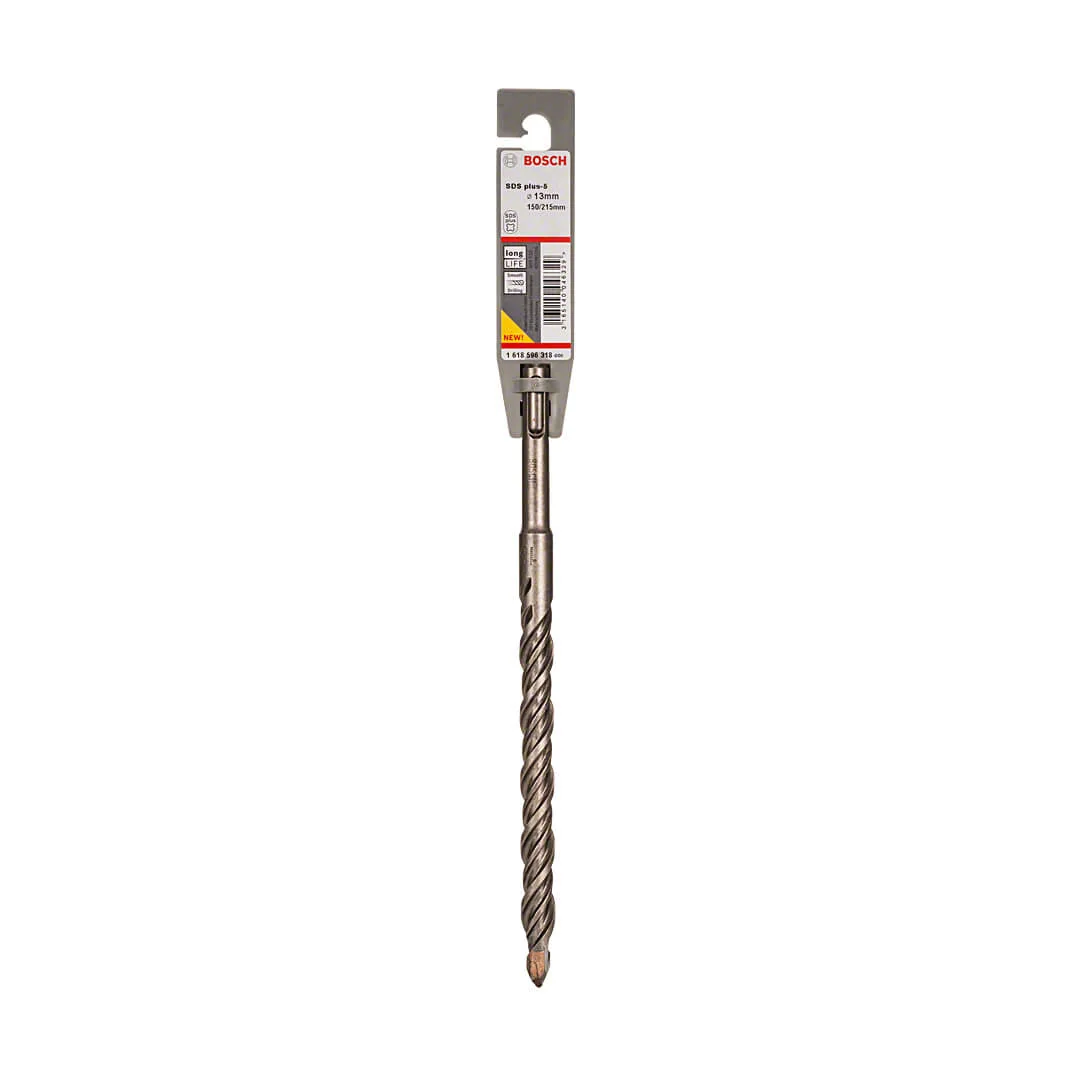 Bosch 13 x 265 mm SDS Plus-5 Drill Bits, 1 618 596 184