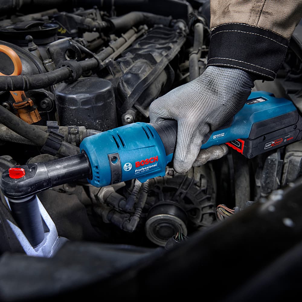 Bosch 3/8 Inch / 18V Professional Cordless Ratchet Wrench (Bare Tool), GRC 18V-60