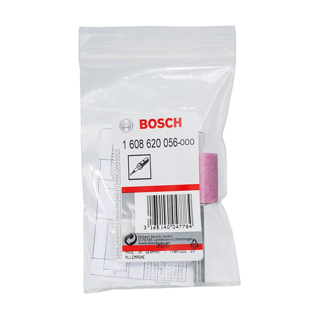 Bosch 20 mm Dia. Medium Hard Cylindrical Grinding Stone, 1 608 620 056