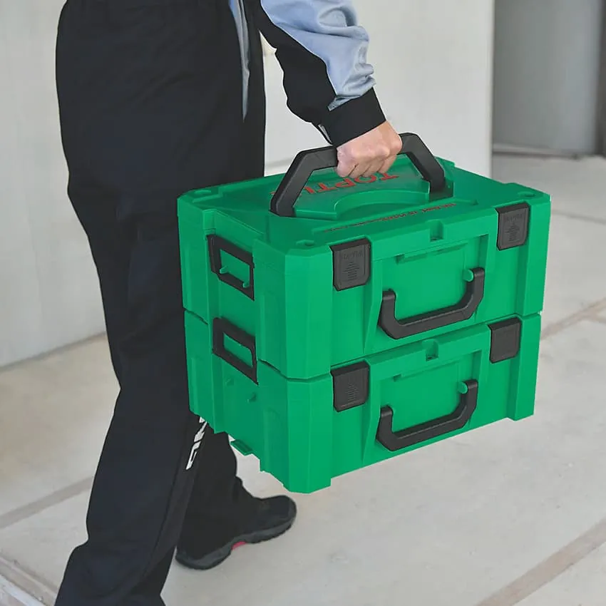 Toptul 16 Inch Interlocking Tool Box With 25 Kg Load Capacity, TBBE0201