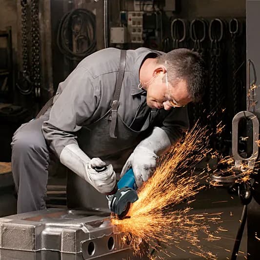 Bosch 125mm / 5 inch 1200W Professional Angle Grinder with Protective Guard, GWS 12-125 P