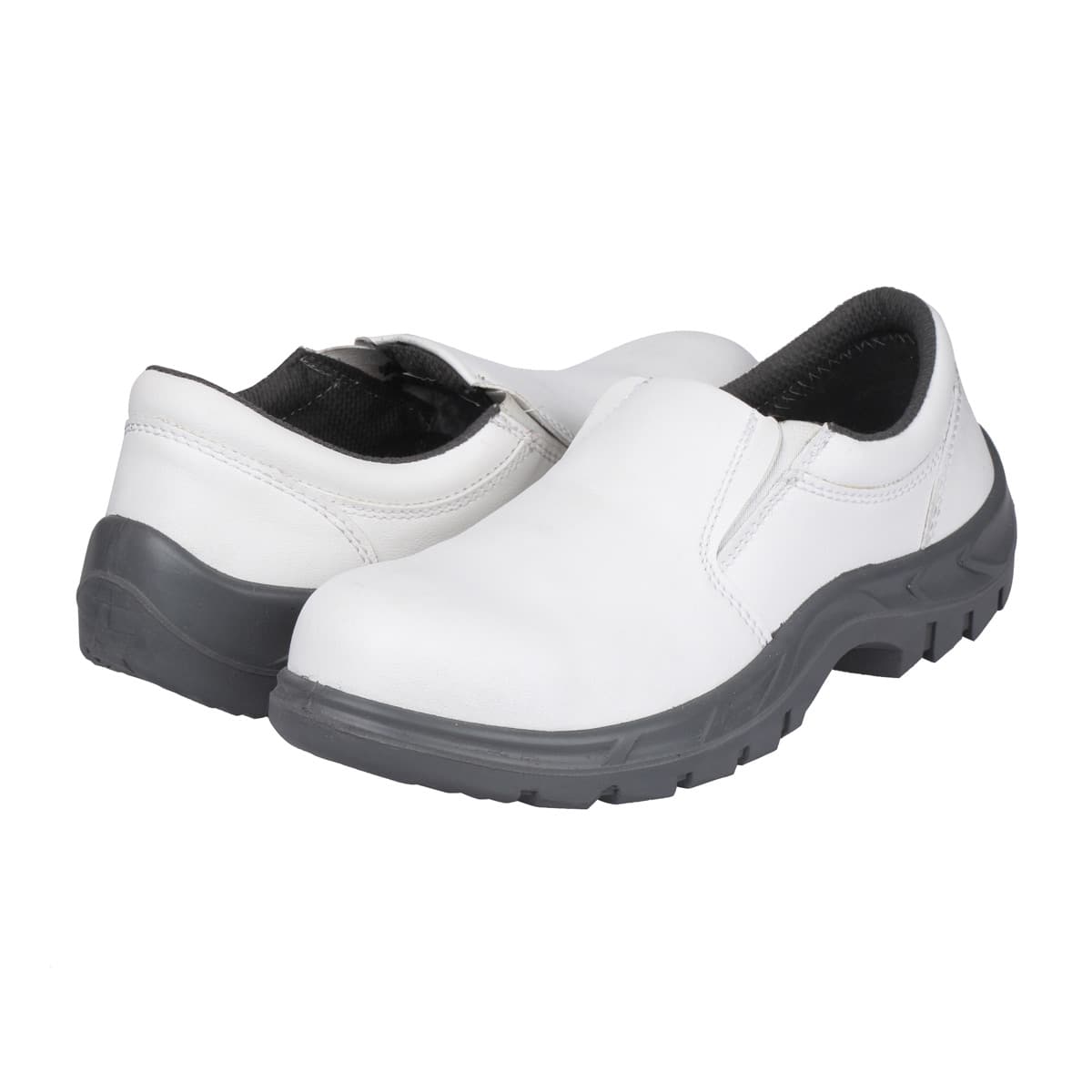 Karam Men's Executive Abwarf Safety Shoe - Steel Toe (White), FS13RG